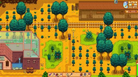 Stardew valley tree spacing - Planting fruit trees, such as apple, cherry, and apricot trees, in Stardew Valley is very convenient. Stardew Valley fruit trees are money makers. They can be harvested once a year, and each harvest will be abundant. Unlike the regular trees, fruit trees should be planted in a TXXTXXTXXT pattern with two spaces left in between.